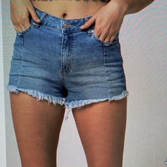 Sky and Sparrow Distressed Denim Short - Picture 1 of 16